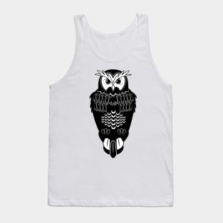 Owl Silhouette Tank Top